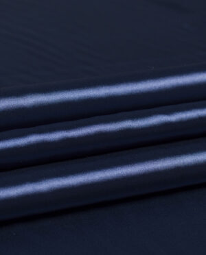 Satyna Cienka Granatowy - detal2