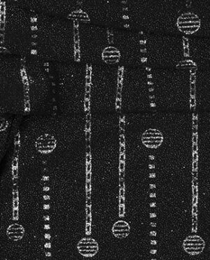 Dzianina Sylwestrowa Brokat Wzór 4 b