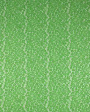 Koronka Elastyczna Gruba na tiulu Wzór 6 Zielony