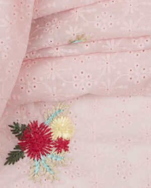 Batyst z Haftem Wzór 17 Jasny Róż