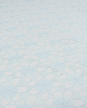 Gipiura Bawełniana Wzór 22 Błękitny - detal