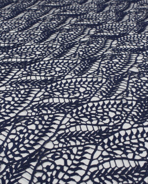 Gipiura Bawełniana Wzór 24 Granatowy - detal