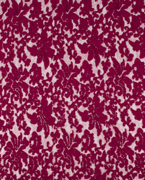 Gipiura Bawełniana Wzór 27 Cekiny Ciemny Czerwony