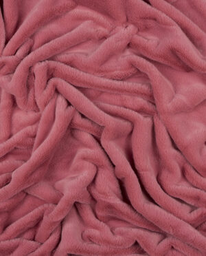 Futro Dzianinowe Koralowy