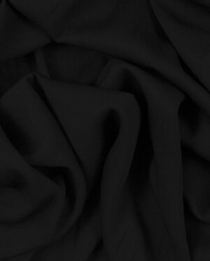 Wiskoza Sukienkowa z elastanem Czarny