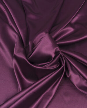 Satyna Cienka Ciemny Śliwkowy