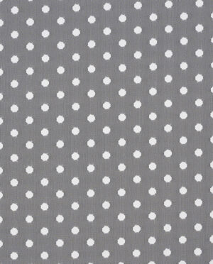 Tiul Miękki z Haftem w Kropki - Ecru