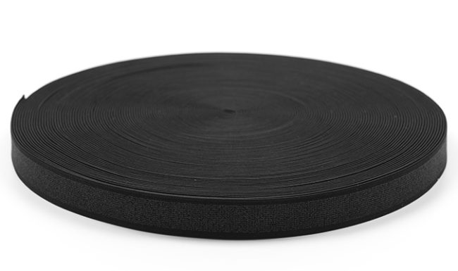 Taśma Gumowa Wzór 4 a Czarny Lurex 2,5 cm