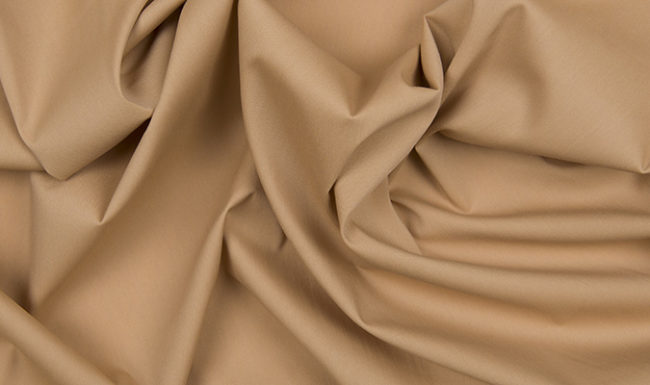 Bawełna Nylon z Lycrą - Popelina Ciemny Beż