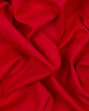 Wiskoza Ubraniowa Twill Czerwony