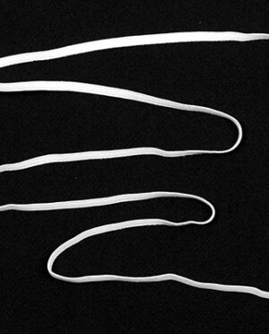 Gumka Płaska Biały 5 mm