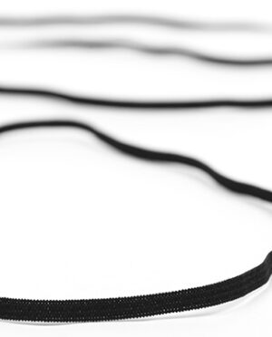 Gumka Płaska Czarny 5 mm - detal