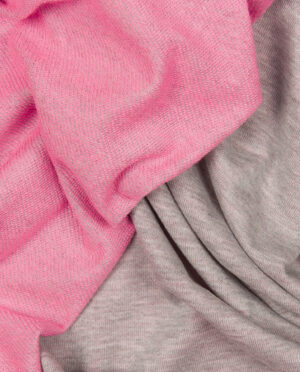 Dzianina Dresowa Pętelka Dwustronna Neonowy Róż