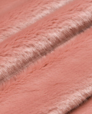 Futro Brudny Róż - detal