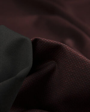 Morgan Jersey Wzór 10 Bordowy - detal