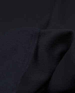 Trykot Bawełniany Granatowy - detal