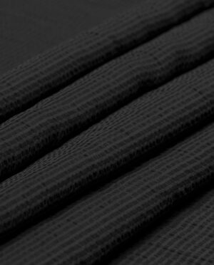 Żorżeta Kreszowana Czarny - detal