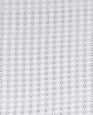 Batyst z Haftem Wzór 1 Biały