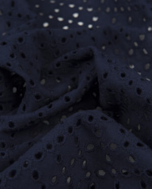 Batyst z Haftem Wzór 27 Granatowy - detal