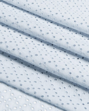 Batyst z Haftem Wzór 27 Jasny Błękitny - detal