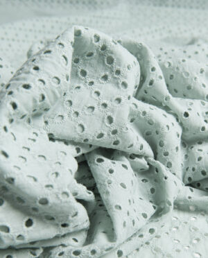 Batyst z Haftem Wzór 27 Jasny Miętowy - detal