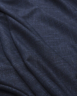 Cienka Tkanina Wełniana Granatowy - detal