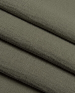 Muślin Double Gaze Khaki - detal