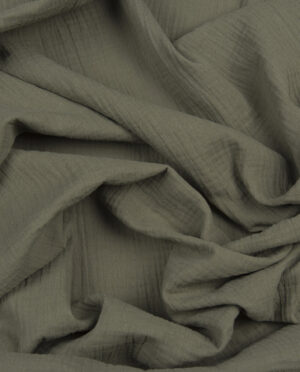 Muślin Double Gaze Khaki