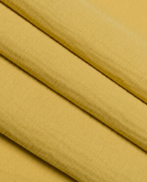 Muślin Double Gaze Musztardowy - detal