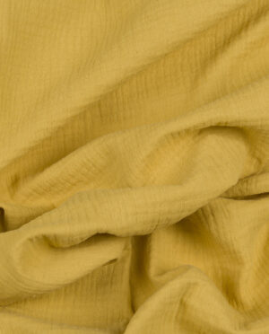 Muślin Double Gaze Musztardowy