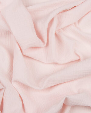 Muślin Double Gaze Pudrowy Róż