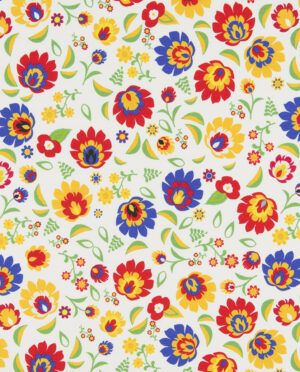 Dzianina Dresowa Bawełniana Cienka Wzór 201 a Regionalny