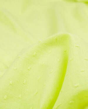 Batyst w Kropki Plumeti Jasna Limonka - detal