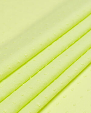 Batyst w Kropki Plumeti Jasna Limonka - detal