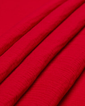 Muślin Double Gaze Czerwony - detal