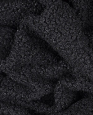 Dzianina Baranek Czarny