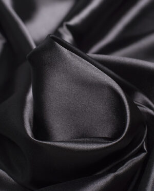 Satyna Cienka Czarny - detal2