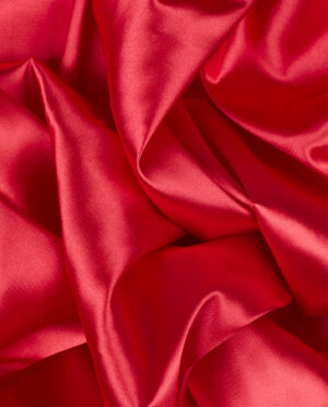 Satyna Cienka Czerwony