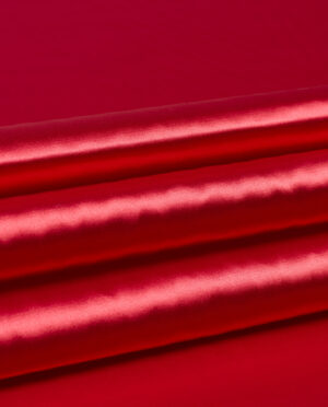 Satyna Cienka Czerwony - detal