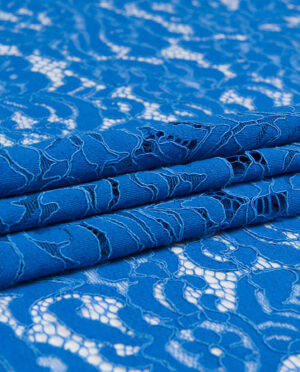 Koronka Sukienkowa Wzór 3 Raport 145 cm Chabrowy - detal