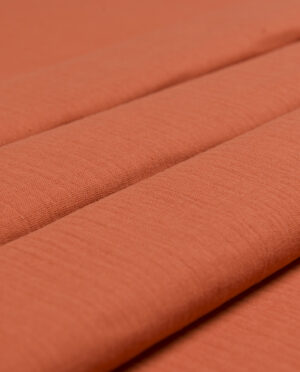 Muślin Double Gaze Ciemny Pomarańczowy - detal3