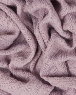 Dzianina Swetrowa Warkocz Brudny Róż