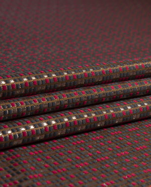 Żakard Lurex Kwadraty Wzór 36 - detal