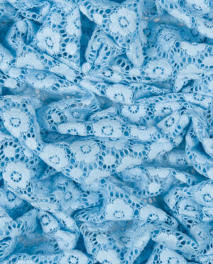 Koronka Wiosna Wzór 5 Błękitny