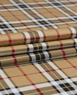 Morgan Jersey Szkocka Krata Wzór 33 - detal