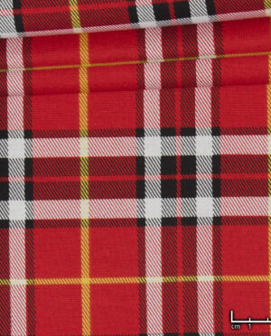 Morgan Jersey Szkocka Krata Wzór 37 - skala