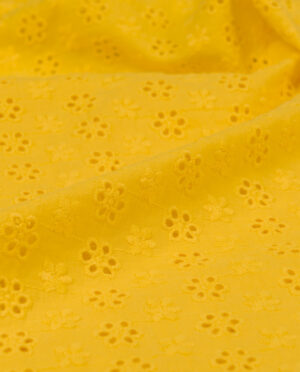 Batyst z Haftem Wzór 1 Żółty - detal2