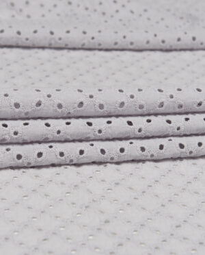 Batyst z Haftem Wzór 27 Jasny Popiel - detal2