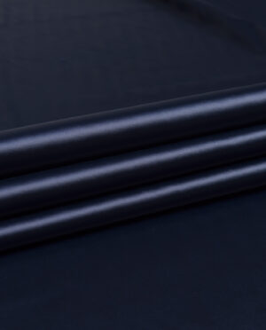 Satyna Gruba Granatowy - detal2