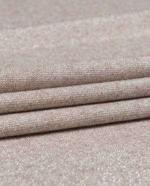 Dzianina Swetrowa Lurex Brudny Róż - detal2